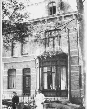 hoek Westzijde-Botenmakersstraat, ca. 1908